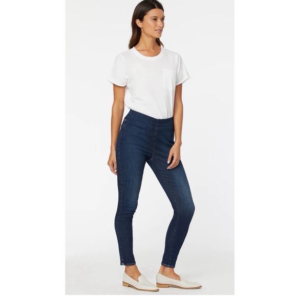 NWT NYDJ pull-on super skinny ankle jeans size PS (0P-2P-4P) - Picture 2 of 15